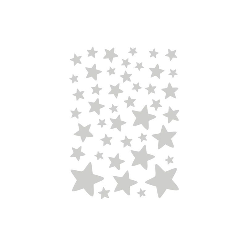 Stars Silver Sticker 18X24Cm Lilipinso lili-s0406