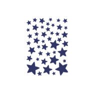 Stars Sky Bleu Sticker 18X24Cm Lilipinso Donker Blauw Sterren lili-s0409