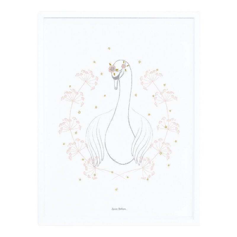 Swan Poster Met Lijst Botany Lilipinso lili-p0254