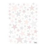 Sweet Pink Muursticker A3 My Superstar Lilipinso Sterren Groot Roze Lili-S1106