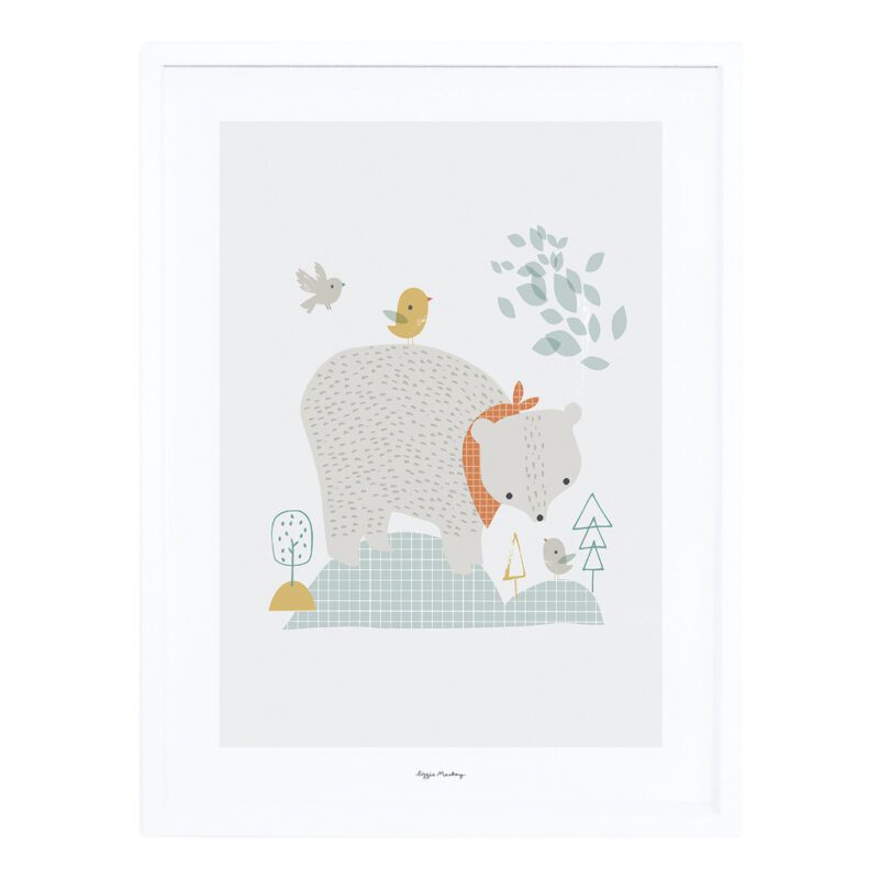 The Big Bear Poster Met Lijst Woodland Lilipinso lili-p0272