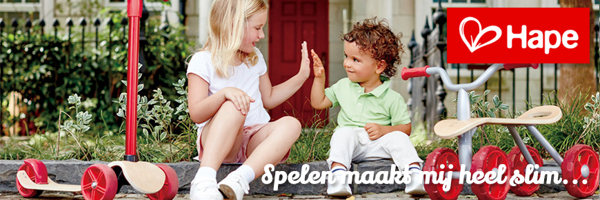 Bekijk het uitgebreide assortiment van Hape Speelgoed.