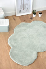 Wolk Mercury Vloerkleed Nuages Lilipinso Licht Groen Grijs Lili-H0358