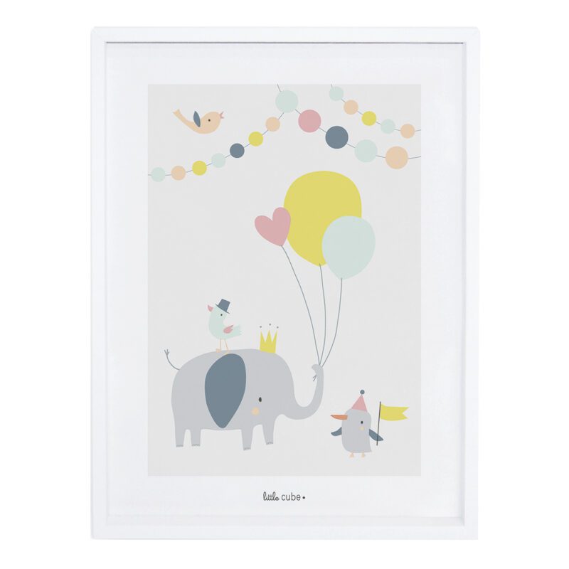 Balloons Girl Poster Animals Party Lilipinso Met Lijst Lili-P0196 1024X1024