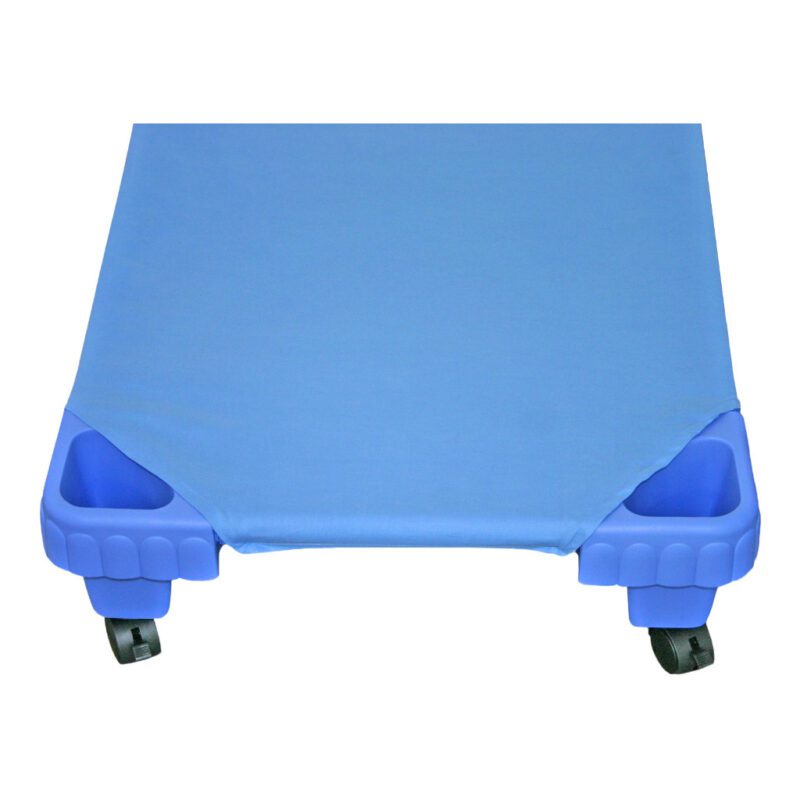 Hoeslaken Blauw Voor Kinder Ligbed 130 Cm Edup-110022