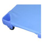 Hoeslaken Blauw Voor Kinder Ligbed 160 Cm Edup-110024