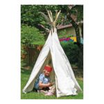 Indianentent Wit 160 Cm Hoog Edup-110069