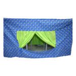 Tafeltent Blauw Met Groene Stippen 80 X 120 X 60 Cm Edup-110054