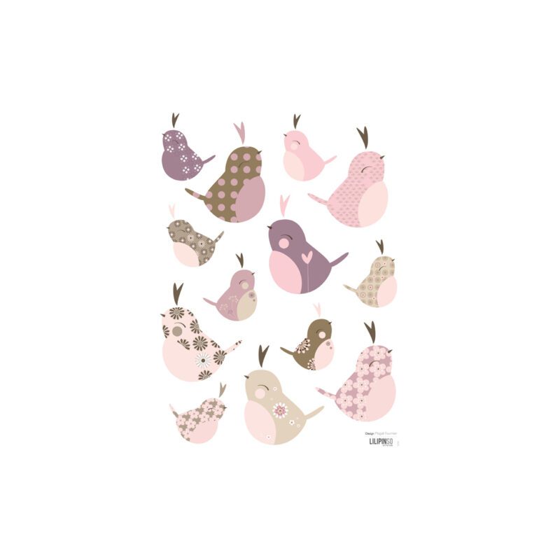 Baby Birds Muursticker A3 Lilipinso Lili-S0135