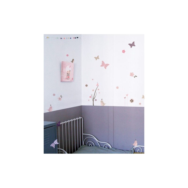 Baby Birds Muursticker A3 Lilipinso Sfeer Babykamer Lili-S0135