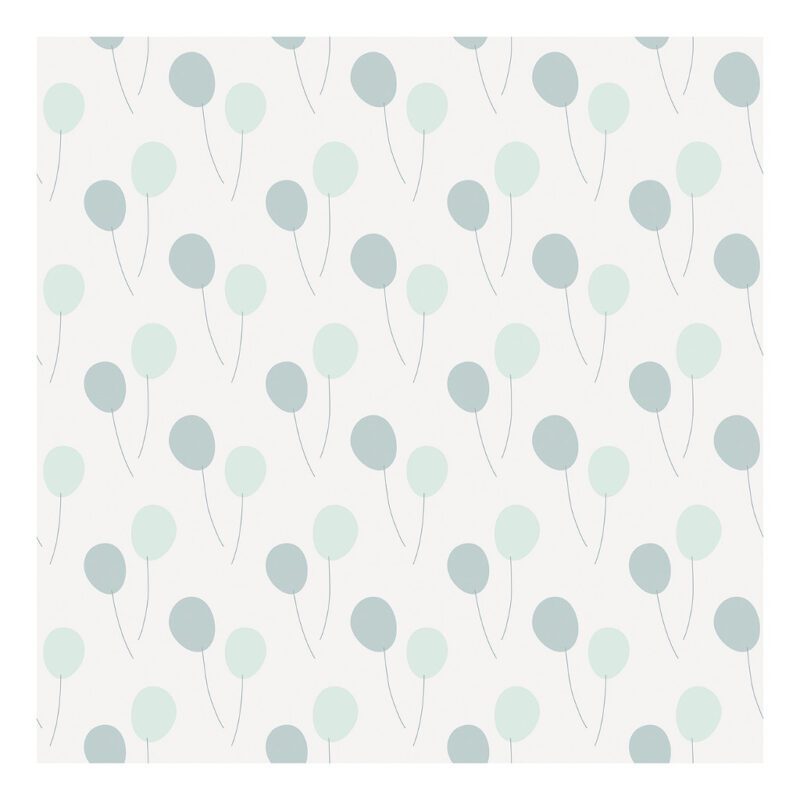 Balloons Green Blue Behang Lilipinso Motief Patroon Kleur Lili-H0420