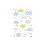Clouds & Rain Muursticker A3 Smile, It'S Raining Lilipinso Lili-S1056