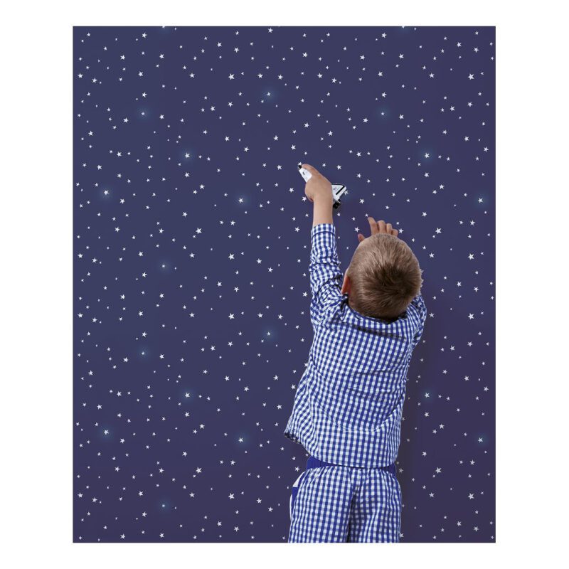 Stars At Night Behang Fly Me To The Moon Lilipinso Kinderkamer Jongens Meisjes Lili-H0367