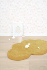 Wolk Mustard Vloerkleed Lilipinso Mosterd Orker Geel Babykamer Kinderkamer Lili-H0517