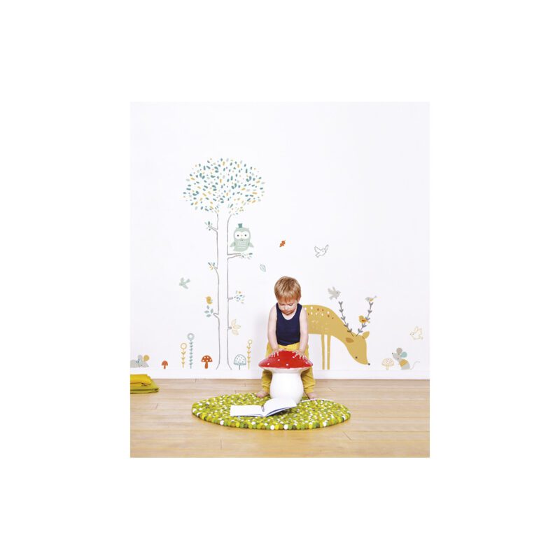 Woodland Mice Muursticker A3 Lilipinso Sfeer Kinderkamer Lili-S0698