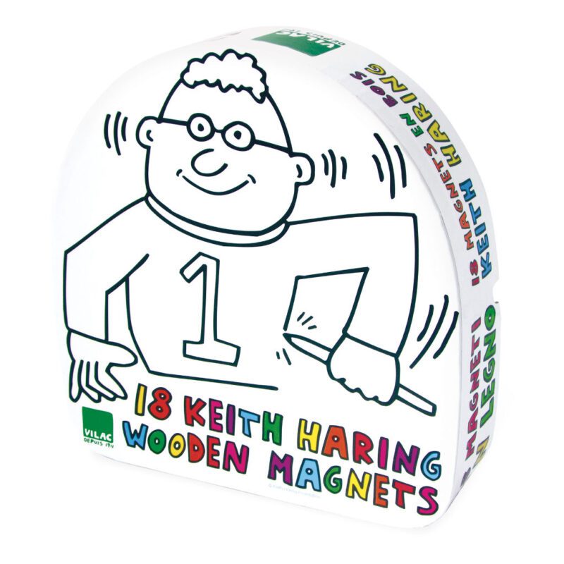 Magneten Keith Haring Vilac Doos Verpakking Verzameling vila-9262.jpg