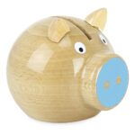 Spaarvarken Blank Blauw Vilac Hout vila-5129b