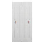 2X Vouwdeur Voor 100 Cm Kast Wit Lifetime Kidsroom life-9906-10