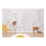 through the fields behang chamomille lilipinso kinderkamer lili-h0579