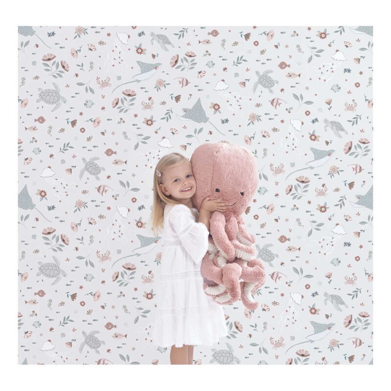 Behang Dromerig Zeeleven Dreamy Sea life Lilipinso Gender Neutraal Kleurrijk Fantasie QIDDIE.com lili-H0604