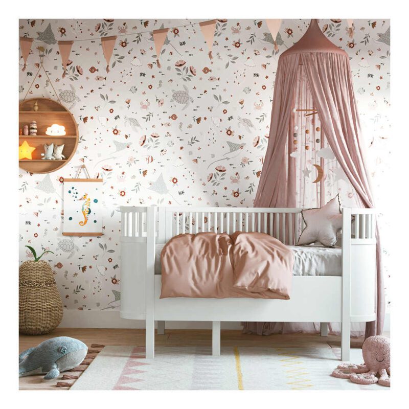 Behang Dromerig Zeeleven Dreamy Sea life Lilipinso Onderwater Wereld Kinderkamer QIDDIE.com lili-H0604