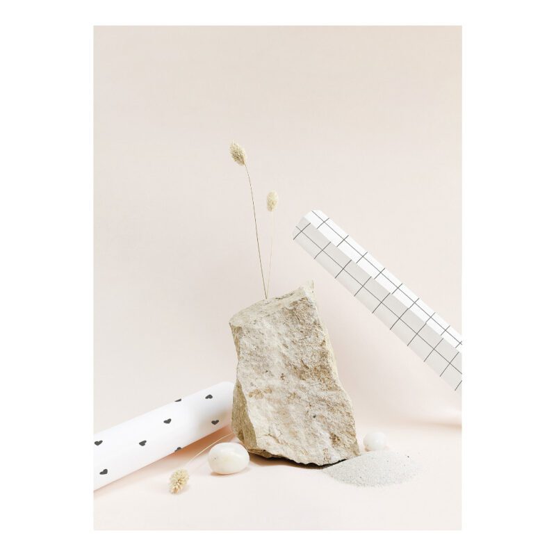 Behang Hearts Wit Zwart Minima Lilipinso Neutraal Witte Kleur Tijdloos Lief Rustgevend Jongen Meisje Kamer Room PlayRoom QIDDIE.com Lili-H0621