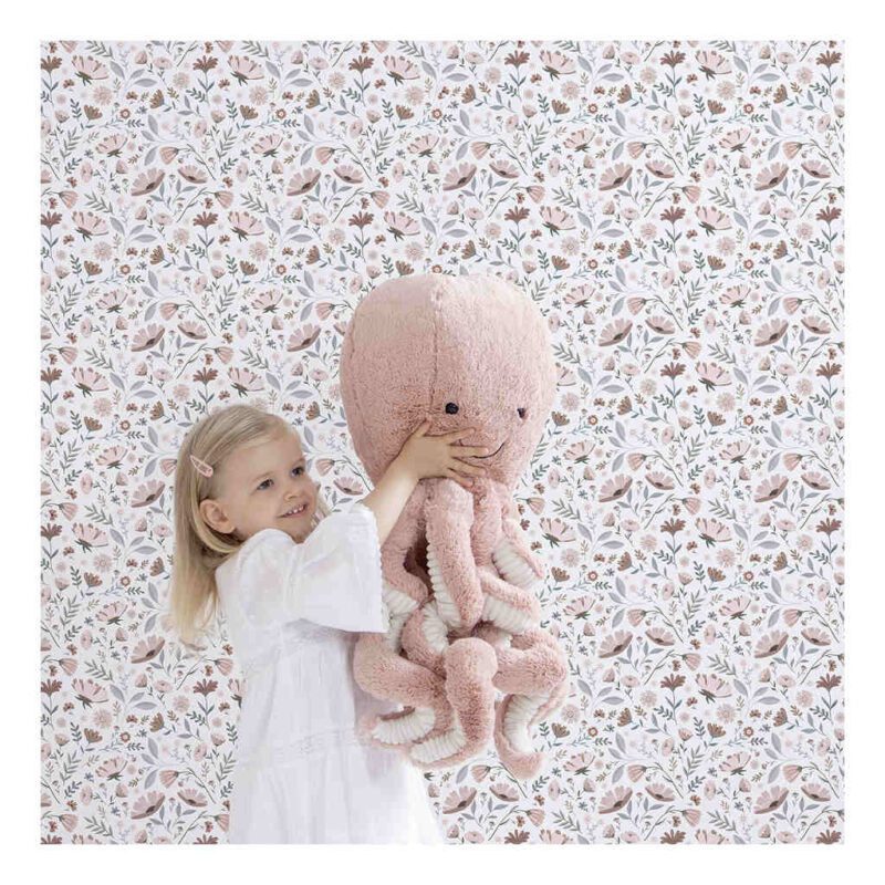 Behang Oceaan Bloemen Dreamy Sea life Lilipinso Vliesbehang Kinder Baby Peuter Kamer Druk Kleurrijk QIDDIE.com lili-h0603