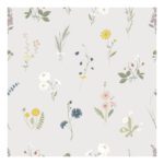 Behang Wilde Bloemen Countryside Lilipinso Licht Design Rustgevend Kinderkamer Babykamer Huiskamer Vlies QIDDIE.com lili-h0607