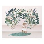 Grote Bloesemboog Licht Behang Wonderland Lilipinso Kinderkamer Huiskamer Style Vliesbehang QIDDIE.com lili-H0626