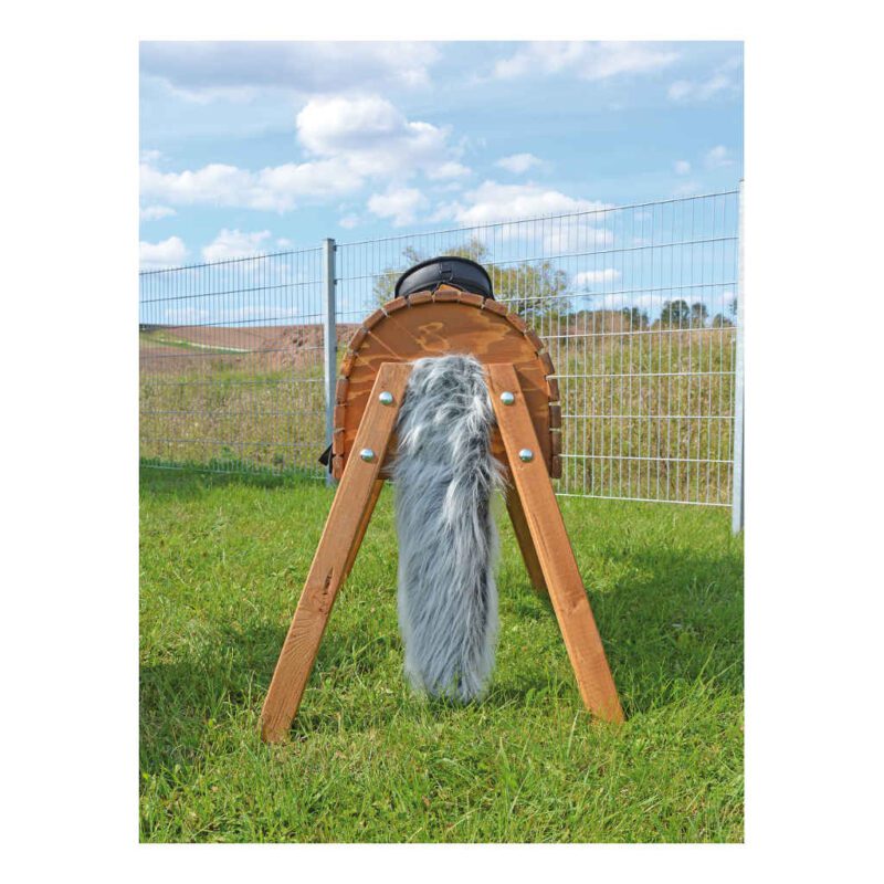 Houten Tuin Paard 50 Cm Staart En Manen Massief Paardje Behandeld Weerbestendig Duurzaam Speeltuin Buiten Manege QIDDIE.com edup-160248