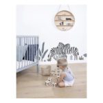 Zebra Muursticker Xl Tanzania Lilipinso Zebra Muursticker Xl Tanzania Lilipinso Kinder Kamer Natuur Dieren Takken Bladeren Aankleding Versieren Speels QIDDIE.com lili-S1400