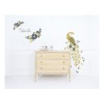 Golden Pauw Muursticker Xl Floral Peacock Lilipinso Decoratie Kamer Muur Aankleding Versiering Kind Peuter Kleuter Volwassenen QIDDIE.com lili-S1413