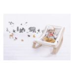 Kleine Beertjes Muursticker A3 Romanian Hills Lilipinso Kinderkamer Babykamer Pen Tekening Neutraal Rustgevend Vriendelijk Zwart Wit Black White QIDDIE.com lili-S1406