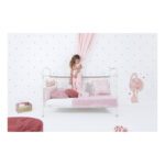 Struisvogel Met Jong Muursticker L Coquette Lilipinso Pastel Prinses Meisje Droom Roze Pink Lady Moeder Kind QIDDIE.com lili-S1405