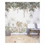 Behang Jungle Landschap Utan Lilipinso Behang Jungle Landschap Utan Lilipinso Jongen Meisje Kinder Peuter Kleuter Kamer QIDDIE.com lili-H0647