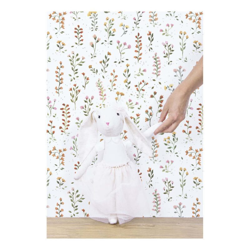 Behang Meadow Flowers Queyran Lilipinso Weidebloemen Muur Vlies Kind Peuter Kleuter Kinder Kamer Meisje QIDDIE.com lili-H0648