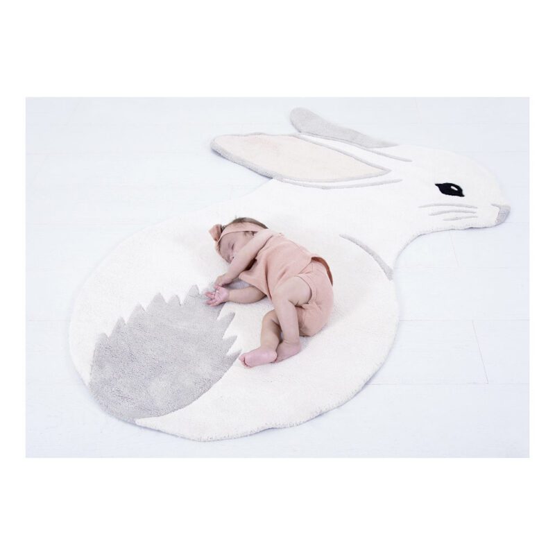 Konijn Vloerkleed Forest Lilipinso Jongen Meisje Bosdier Rabbit Bunny Kind Baby Peuter QIDDIE.com lili-H0651