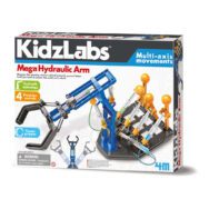 Mega Hydraulische Robot Arm Maken 4M Kidzlabs Bouw Ontdek Techniek Pakket Robot Arm Maken Links Recht Bewegen Grijpen Pakken Keren Mechanisch 4msp-5603427