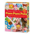 Pom Pom Dieren 4M Wol Draad Pompoenen Maken Gezichtjes Dieren Kind Peuter Kleuter 4msp-5604760