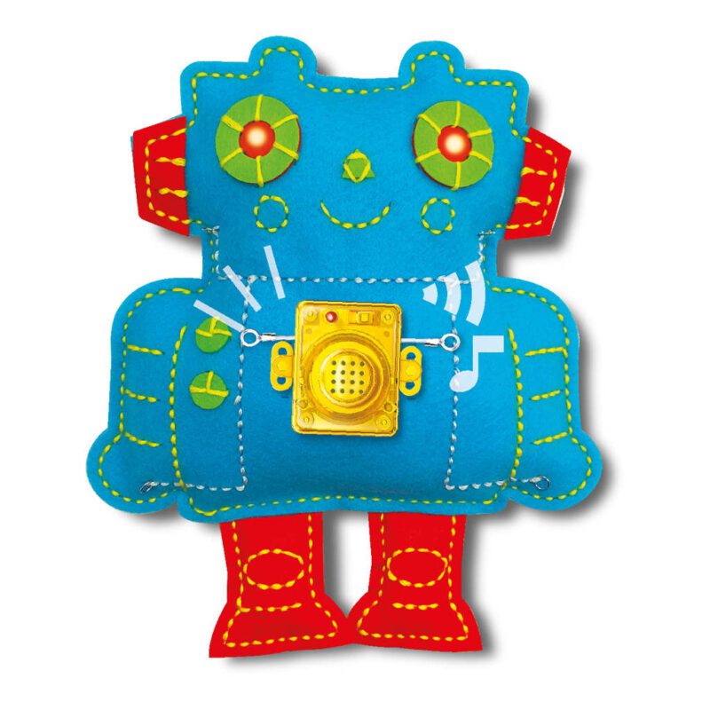 Robot Naaien 4M Grappig Lief Schattig Meisjes Naai Werk Hand Werk Geluid Drukken Spelen Kind 4msp-5604911