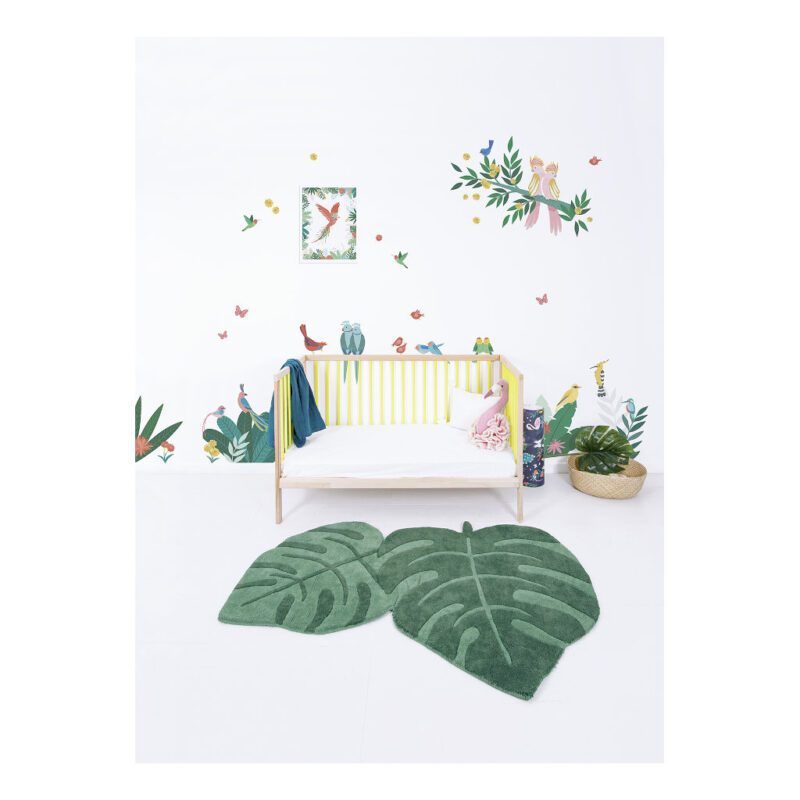 Tropisch Decor Muursticker Xl Rio Lilipinso Baby Peuter Kleuter Kinder Speel Kamer Wachtruime QIDDIE.com Lili-s1430