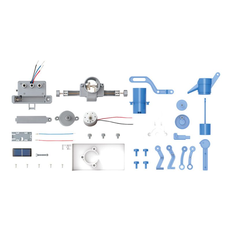 Waterpomp Maken 4M Inhoud Benodigdheden Bouwpakket Onderdelen Water Stromen Zonne Energie Effect 4msp-5603425