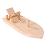 Houten Bootje Bouwpakket Drijfboot Maken Knutselen Kleuter Kind Verjaardag edup-210276
