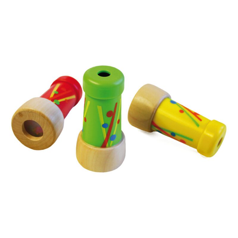 Houten Mini Kaleidoscoop Kijken Draaien Educatief Duurzaam Krijgen Geven Sinterklaas Schoen Cadeau Tip Kind Kleuter edup-130186