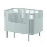Kili Ledikant En Juniorbed Mistgroen Sebra Meegroei Bedje Baby Peuter kleuter Babykamer Peuter Kamer Tienerkamer Eindeloos Modern Bijzonder sebr-2001320