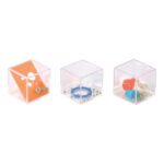 Geduldspelletjes 24 Stuks Kubus 4 cm Met Balletjes Puzzel Spelletje Ontdeken Bewegen Voelen edup-130215
