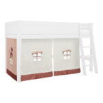 Funland Speelgordijn Half Hoogslaper Lifetime Kidsrooms Kinderbed Prinses Compleet Maken Verstoppen Knus Klein Raam Kind Kleuter Peuter life-7610
