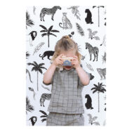 Behang Savannedieren Zwart Wit Black Majik Lilipinso Black White Kinder Peuter Kleuter Kamer QIDDIE.com lili-H0660