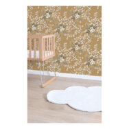 Behang Aquarel Bloemen Bruin Braylynn Lilipinso Doorlopend Patroon Kinderkamer Huiskamer Wachtruimte lili-H0687