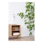 Behang Kleine Bloemen Patroon Wit Braylynn Lilipinso Bloeine Bloemknoppen Kind Peuter Kleuter Kamer Pastel QIDDIE.com lili-H0681